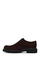 Men's Brown Lace-Up Thick-Soled Suede Leather Casual Shoes | Derimod Men's Brown Lace-Up Thick-Soled Suede Leather Casual Shoes | Derimod