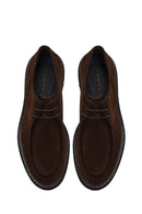 Men's Brown Lace-Up Thick-Soled Suede Leather Casual Shoes | Derimod Men's Brown Lace-Up Thick-Soled Suede Leather Casual Shoes | Derimod