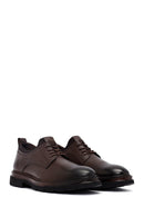 Men's Brown Lace-Up Leather Casual Shoes | Derimod Men's Brown Lace-Up Leather Casual Shoes | Derimod