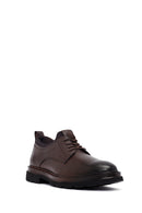 Men's Brown Lace-Up Leather Casual Shoes | Derimod Men's Brown Lace-Up Leather Casual Shoes | Derimod