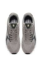 Derimod Studio Men's Gray Lace-Up Thick-Soled Sneaker | Derimod Derimod Studio Men's Gray Lace-Up Thick-Soled Sneaker | Derimod