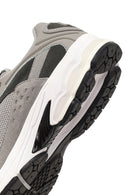 Derimod Studio Men's Gray Lace-Up Thick-Soled Sneaker | Derimod Derimod Studio Men's Gray Lace-Up Thick-Soled Sneaker | Derimod