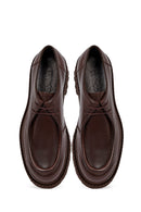 Men's Brown Lace-Up Thick-Soled Leather Casual Shoes | Derimod Men's Brown Lace-Up Thick-Soled Leather Casual Shoes | Derimod