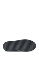 Men's Black Lace-up Nubuck Leather Sports Boots | Derimod Men's Black Lace-up Nubuck Leather Sports Boots | Derimod