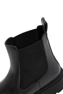 Women's Black Thick-Soled Chelsea Boot | Derimod Women's Black Thick-Soled Chelsea Boot | Derimod