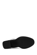 Woman Black Zippered Thick Heeled Boots | Derimod Woman Black Zippered Thick Heeled Boots | Derimod