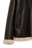Bern Men's Brown Teddy Leather Jacket | Derimod Bern Men's Brown Teddy Leather Jacket | Derimod