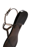 Women's Black Jelly Sandals with Stones | Derimod Women's Black Jelly Sandals with Stones | Derimod