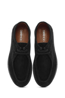 Men's Black Lace-Up Suede Leather Casual Shoes | Derimod Men's Black Lace-Up Suede Leather Casual Shoes | Derimod