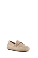 Men's Beige Suede Leather Casual Loafer | Derimod Men's Beige Suede Leather Casual Loafer | Derimod