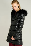 Ilyada Women's Leather Jacket | Derimod Ilyada Women's Leather Jacket | Derimod