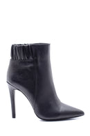 Women's Leather Thin Heeled Boots | Derimod Women's Leather Thin Heeled Boots | Derimod