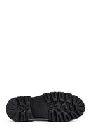 Woman Black Accessory Leather Masculine Loafer | Derimod Woman Black Accessory Leather Masculine Loafer | Derimod