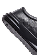 Erkek Siyah Deri Casual Sneaker | Derimod Erkek Siyah Deri Casual Sneaker | Derimod