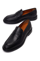 Erkek Siyah Deri Casual Loafer | Derimod Erkek Siyah Deri Casual Loafer | Derimod