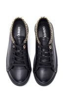 Women's Leather Chain Sneaker | Derimod Women's Leather Chain Sneaker | Derimod