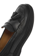 Kadın Siyah Püsküllü Deri Loafer | Derimod Kadın Siyah Püsküllü Deri Loafer | Derimod