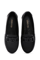 Women's Black Casual Loafers | Derimod Women's Black Casual Loafers | Derimod