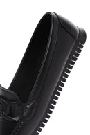 Women's Black Casual Loafers | Derimod Women's Black Casual Loafers | Derimod