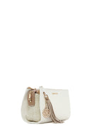 Woman Cream Charmed Crossbody Bag | Derimod Woman Cream Charmed Crossbody Bag | Derimod