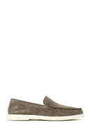 Erkek Mint Yeşili Süet Deri Loafer | Derimod Erkek Mint Yeşili Süet Deri Loafer | Derimod