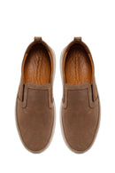 Erkek Bej Kalın Tabanlı Nubuk Deri Konfor Loafer | Derimod Erkek Bej Kalın Tabanlı Nubuk Deri Konfor Loafer | Derimod