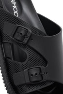 Men's Black Slippers | Derimod Men's Black Slippers | Derimod