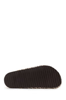 Woman Gold Stone-Embellished Mule Slipper | Derimod Woman Gold Stone-Embellished Mule Slipper | Derimod