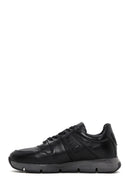 Men's Black Leather Casual Sneaker | Derimod Men's Black Leather Casual Sneaker | Derimod