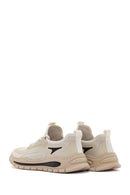 Derimod Zero Men's Beige Lace-up Fabric Sneaker | Derimod Derimod Zero Men's Beige Lace-up Fabric Sneaker | Derimod