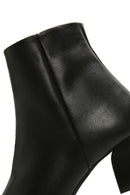 Women's Black Zippered Heeled Boots | Derimod Women's Black Zippered Heeled Boots | Derimod
