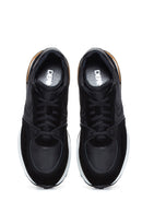 Erkek Deri Süet Detaylı Sneaker | Derimod Erkek Deri Süet Detaylı Sneaker | Derimod