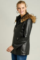 Haitian Women's Leather Jacket | Derimod Haitian Women's Leather Jacket | Derimod