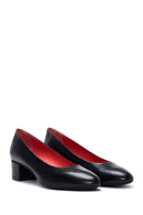 Derimod Gritti Woman Black Low Heels Leather Shoe | Derimod Derimod Gritti Woman Black Low Heels Leather Shoe | Derimod