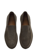 Erkek Haki Süet Deri Loafer | Derimod Erkek Haki Süet Deri Loafer | Derimod