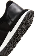 Men's Black Suede Detailed Sneaker | Derimod Men's Black Suede Detailed Sneaker | Derimod