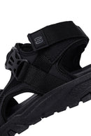 Men's Black Fabric Sandals | Derimod Men's Black Fabric Sandals | Derimod