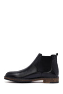 Male Black Leather Chelsea Boots | Derimod Male Black Leather Chelsea Boots | Derimod