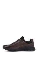 Men's Brown Lace-Up Leather Casual Sneaker | Derimod Men's Brown Lace-Up Leather Casual Sneaker | Derimod
