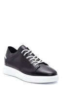 Erkek Siyah Deri Sneaker | Derimod Erkek Siyah Deri Sneaker | Derimod