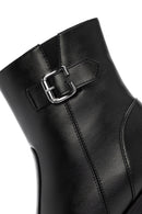 Women's Black Thick Heel Zipper Boots | Derimod Women's Black Thick Heel Zipper Boots | Derimod