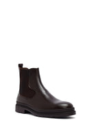 Male Brown Leather Chelsea Boots | Derimod Male Brown Leather Chelsea Boots | Derimod