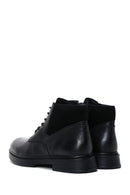 Erkek Siyah Deri Fermuarlı Casual Bot | Derimod Erkek Siyah Deri Fermuarlı Casual Bot | Derimod