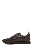 Erkek Kahverengi Bağcıklı Deri Casual Sneaker | Derimod Erkek Kahverengi Bağcıklı Deri Casual Sneaker | Derimod