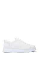 Camper Women's White Runner Up Leather Sneaker | Derimod Camper Women's White Runner Up Leather Sneaker | Derimod