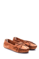 Kadın Süet Deri Loafer | Derimod Kadın Süet Deri Loafer | Derimod