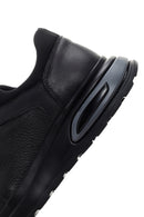 Men's Black Leather Casual Sneaker | Derimod Men's Black Leather Casual Sneaker | Derimod