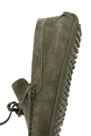 Men's Khaki Suede Leather Casual Loafer | Derimod Men's Khaki Suede Leather Casual Loafer | Derimod
