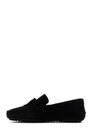 Men's Black Suede Leather Casual Loafer | Derimod Men's Black Suede Leather Casual Loafer | Derimod