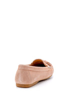 Kadın Süet Püskül Detaylı Loafer | Derimod Kadın Süet Püskül Detaylı Loafer | Derimod